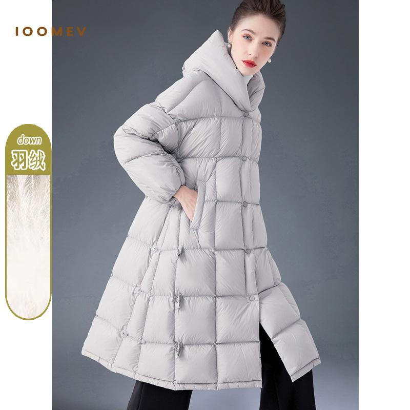 A字版中长款羽绒服加厚宽松显瘦