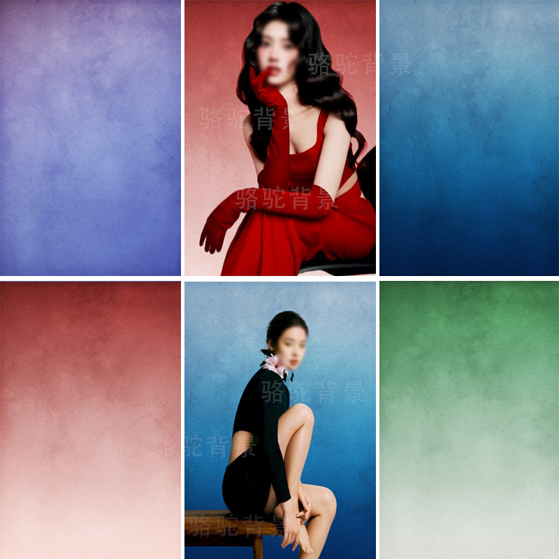 粉绿蓝色渐变纹理摄影背景布颗粒感肌理肖像人物写真影楼拍照背景,3C数码配件,背景布类,淘宝优惠券,粉丝福利购,淘宝优惠卷