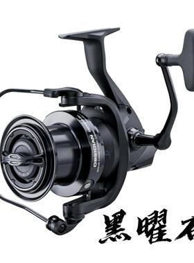 宝熊黑曜石OKUMA obsidian欧鲤钓前置快刹碳纤维远投双线杯纺车轮