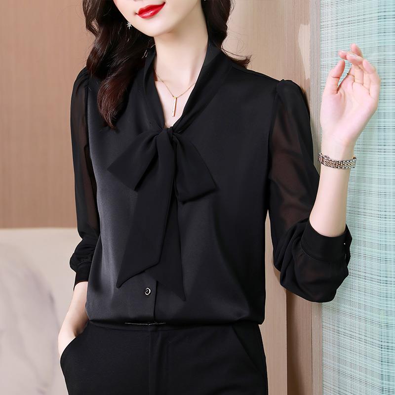 潮牌重磅高级感女长袖衬衫春夏季设计感小众上衣时尚洋气高端小衫