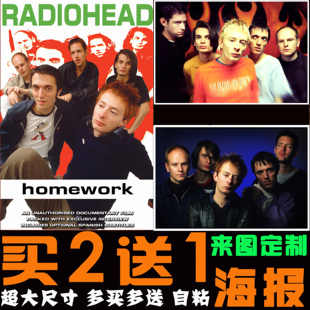 电台司令 RADIOHEAD海报摇滚乐队欧美明星音乐宿舍壁纸装饰挂画