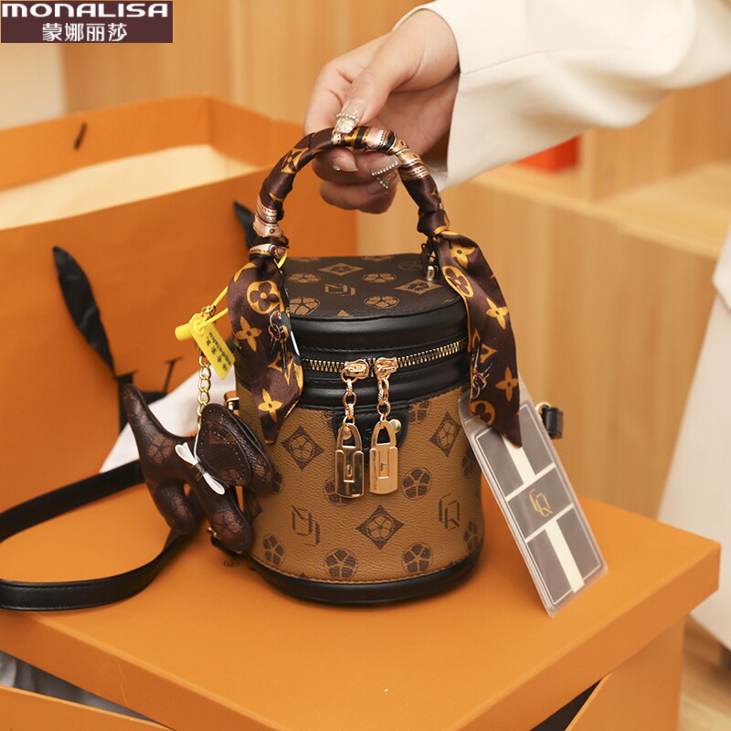 蒙娜丽莎官方正品2025斜跨包新款质感包小包包女包单肩包斜挎包百