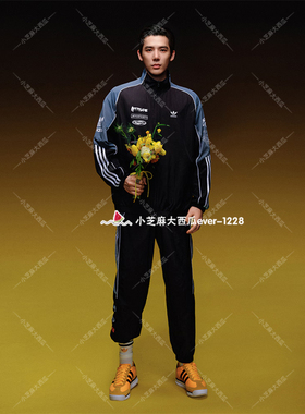 adidas三叶草MOTORCORE王安宇同款机车风休闲运动长裤JL8416/8414