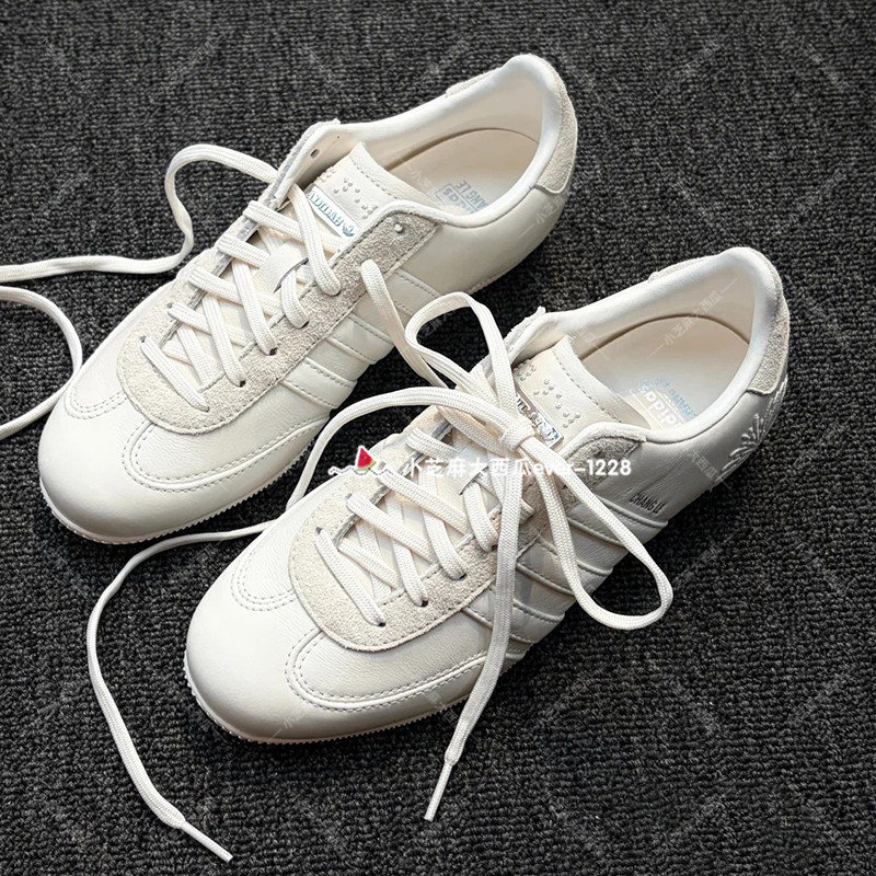 adidas三叶草专柜正品CHANGLE男女运动休闲烟花刺绣板鞋KI7818
