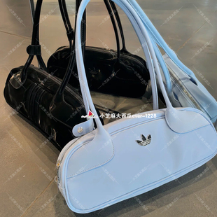 adidas三叶草经典 4016 实用复古运动单肩挎包长柄包法棍包KE4015