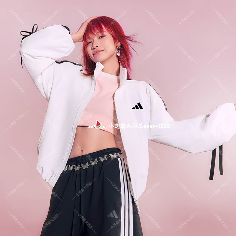 adidas阿迪达斯运动泡泡袖外套