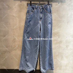 adidas三叶草专柜正品女子摩登牛仔宽松运动休闲长裤IW5760IW5761