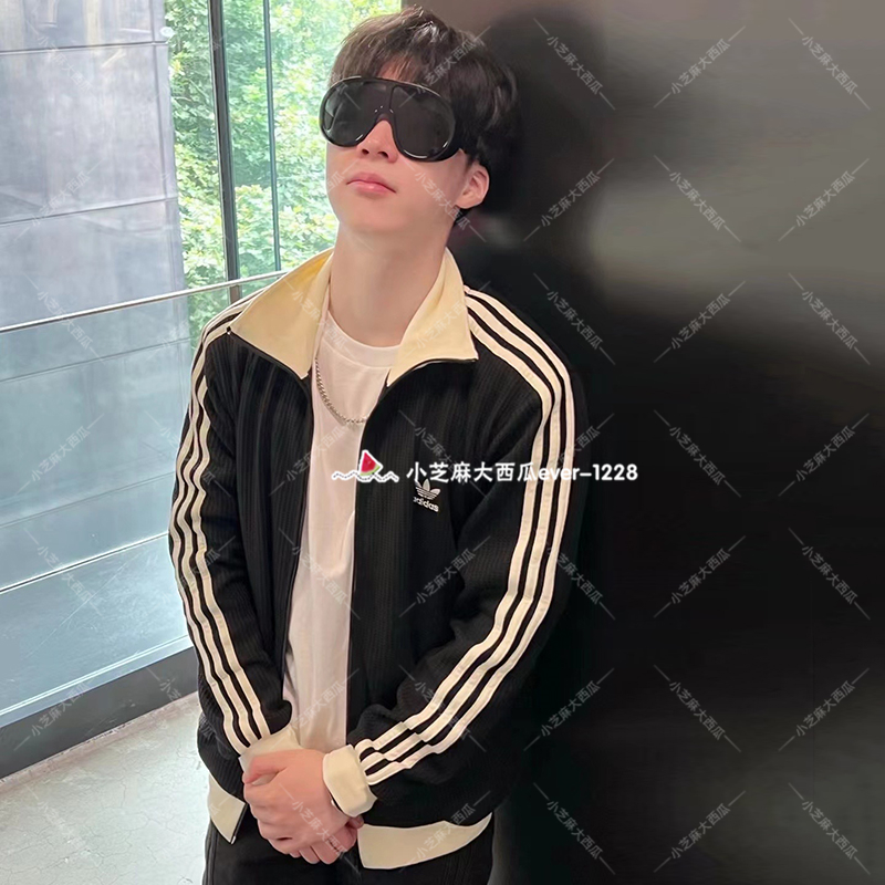adidas三叶草休闲运动夹克外套