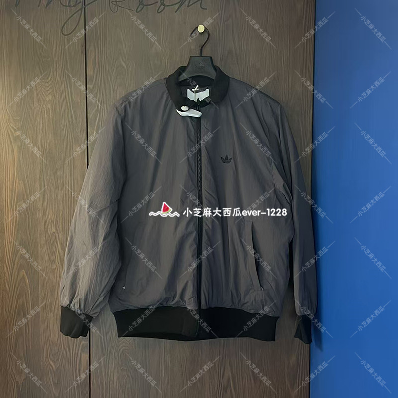 adidas三叶草飞行员领运动棉服