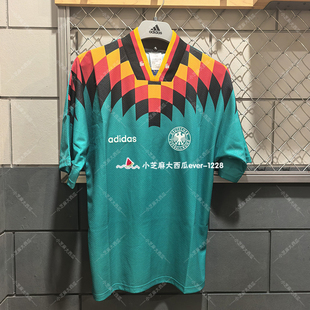adidas阿迪达斯维尔茨同款德国队1994复古足球休闲短袖球衣JZ6941
