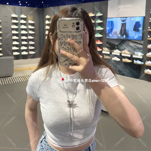 adidas三叶草时尚运动短袖T恤
