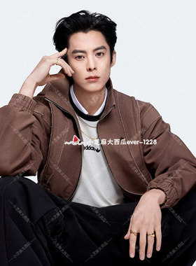 adidas三叶草SANTIAGO王鹤棣同款休闲梭织夹克早春薄外套KR2620