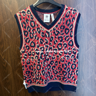 adidas三叶草正品WalesBonner联名华丽针织运动马甲背心KD0335
