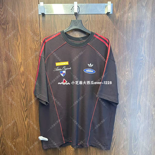 adidas三叶草RAC ICON T-SHIRT男子赛车风运动短袖T恤上衣LD6504