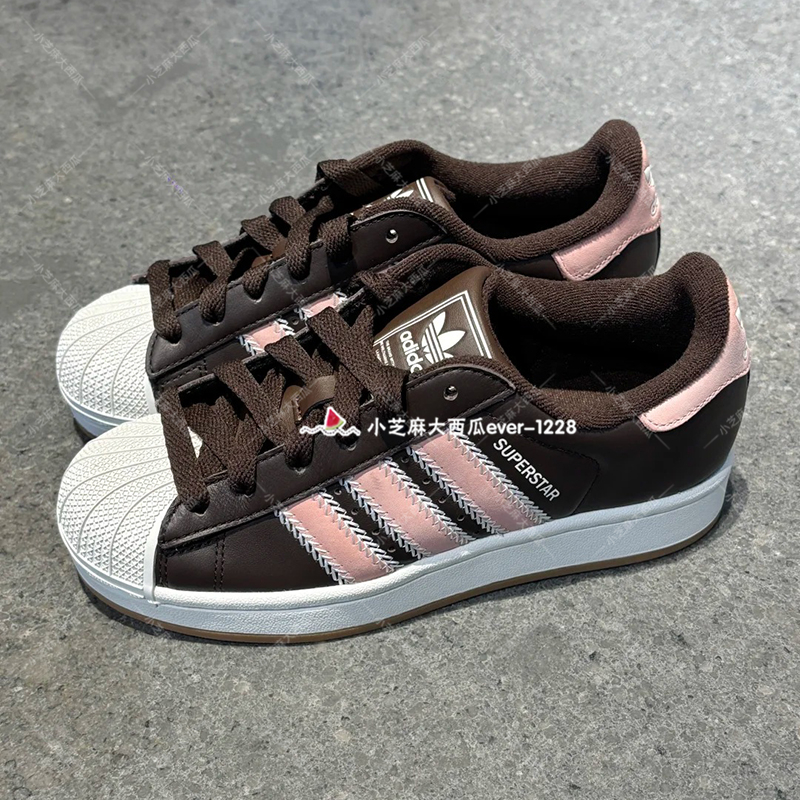 adidas三叶草贝壳头板鞋运动鞋