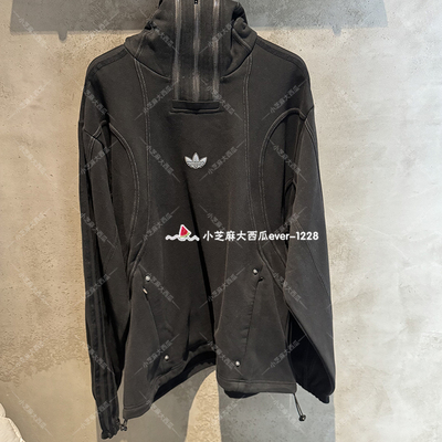adidas三叶草加绒运动连帽卫衣