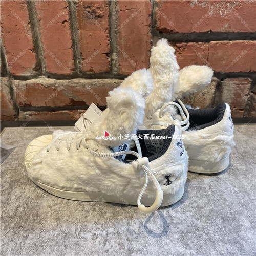 adidas三叶草儿童板鞋小白鞋