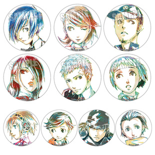 女神异闻录3徽章PERSONA3动漫吧唧结城理/岳羽由加莉胸章共10种/N