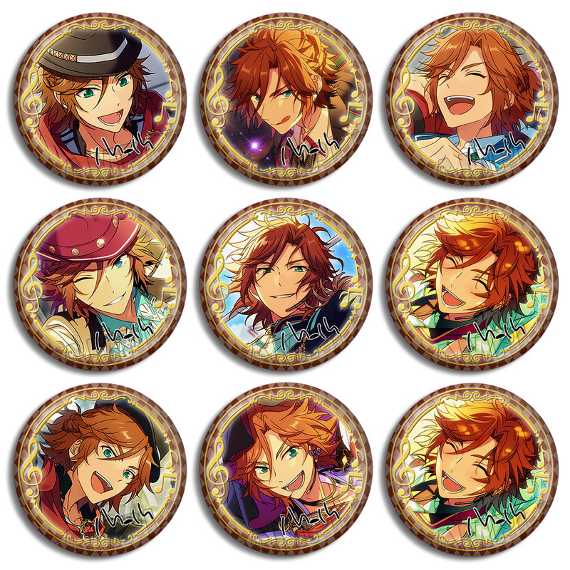 偶像梦幻祭徽章三毛缟斑MAM吧唧动漫游戏金属胸章周边挂件现货