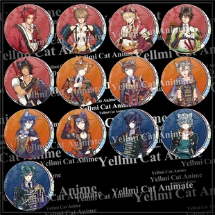 战刻夜想曲吧唧 武田信玄伊达政宗周边徽章挂件镜子胸章16-28/B