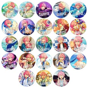 ES偶像梦幻祭合奏明星吧唧 姬宫桃李动漫周边徽章挂件18(24~46)