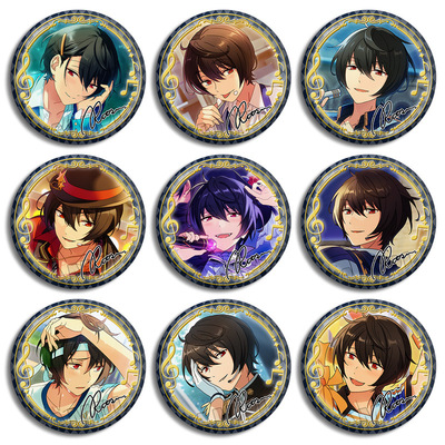 偶像梦幻祭 Knights 朔间凛月徽章吧唧游戏金属胸章周边现货