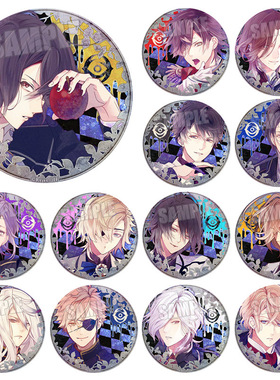 魔鬼恋人动漫徽章 DIABOLIK LOVERS逆卷修无神琉辉吧唧胸章13种/F