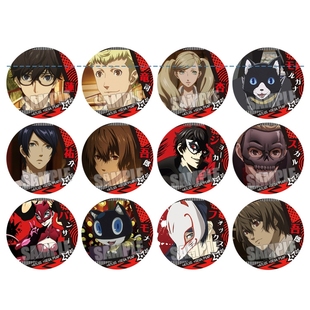 女神异闻录5吧唧游戏周边Persona摩尔加纳坂本龙司徽章挂件现货M