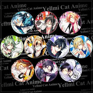 吸血鬼仆人吧唧徽章胸章 绵贯樱哉小黑轰椿动漫周边D款