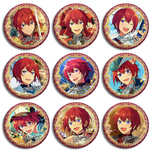 偶像梦幻祭 Knights朱樱司Suou Tsukasa吧唧游戏金属胸章周边现货