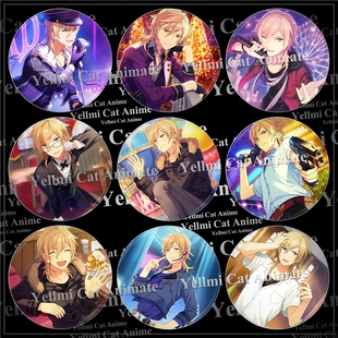 ES偶像梦幻祭徽章挂件随身镜 动漫周边吧唧 Undead  羽风薰现货13