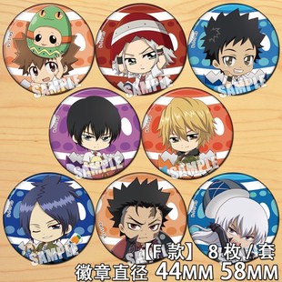 家庭教师周边COS彭格列云雀吧唧挂件动漫蓝波六道骸胸章徽章F款