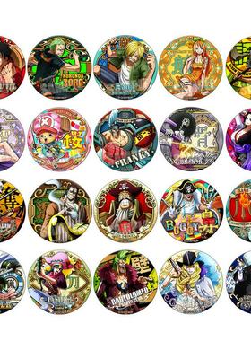 onepiece海贼王航海王狂热行动吧唧路飞路奇萨博动漫徽章胸章J