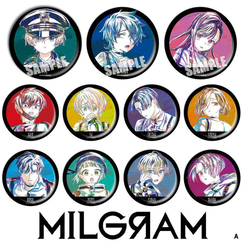 MILGRAM歌颂你的罪行吧徽章cos日本动漫周边挂件镭射吧唧勋章胸章