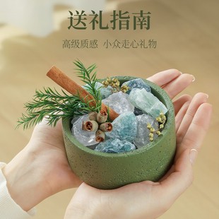 2025旺境扩香石香薰晶石室内持久家用卧室摆件高级助眠无火香氛礼