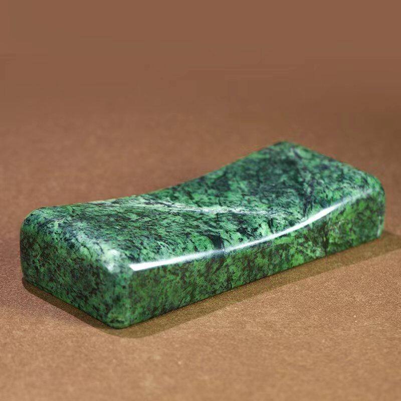 实心藏玉药王石枕头护颈椎天然纯玉石一体成型实心助眠安神磁疗枕