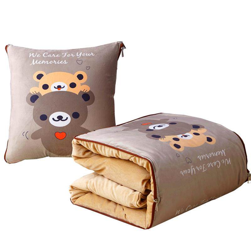 抱枕被子兩用可拉鏈腰靠大號毯子娃娃雙層空調被男士加厚冬季車載在類目 居家布藝, 靠墊/抱枕中 - 來自Buy2taobao.com提供專業的淘寶代購服務