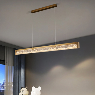 长条led吊灯轻奢梳妆台衣帽间餐厅工作室舞蹈室化妆间美容院吧台