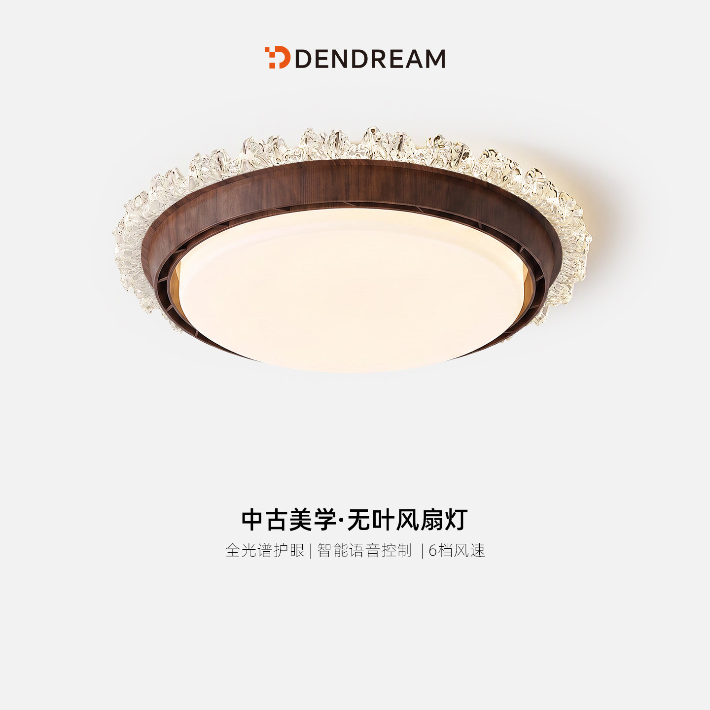 【政府补贴20%】中古风风扇灯图片