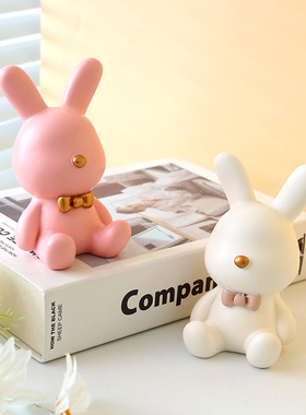 暴力熊摆件客厅可爱小兔子装饰品