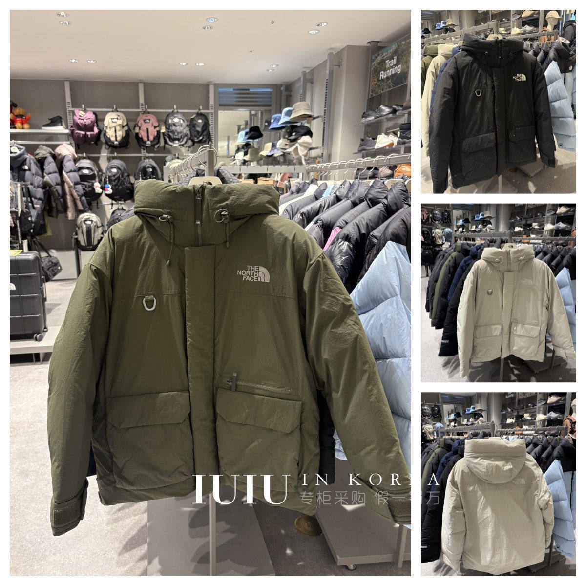 反季专柜正品25冬男女同款款连帽工装鹅绒羽绒服NJ1DR61