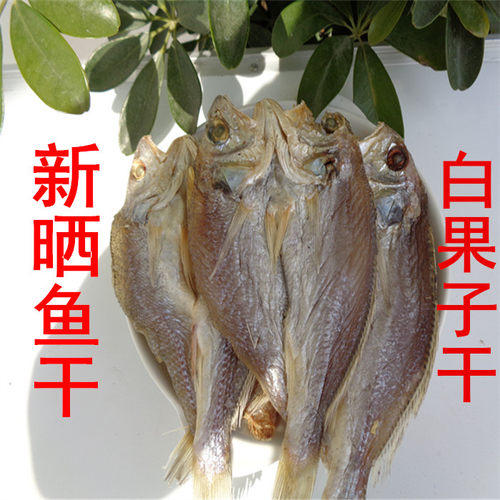 1份包邮 舟山海鲜特产咸鱼干货 白果子干鱼鲞 小鱼干黄鱼干 250克