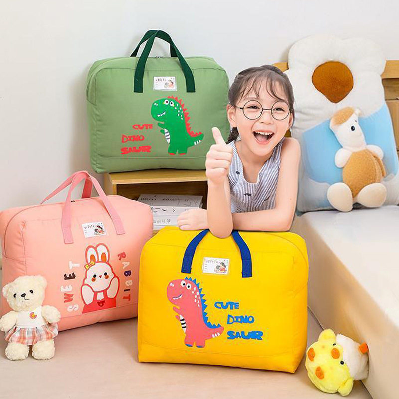 幼儿园卡通牛津布被褥收纳袋