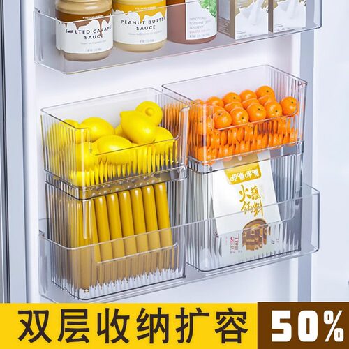 冰箱侧门专用收纳盒｜厨房鸡蛋