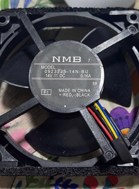 适用于东芝冰箱冷冻风扇直流风机MODEL-09232JS-14N-BU DC14v