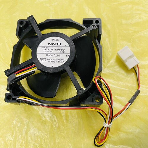 冰箱冷冻风机NMB风扇DC12V 0.16A冰箱风冷电机09232JS-12M-BU