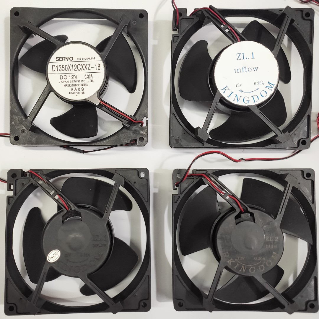 正品SERVO D1350X12CXXZ-18 DC12V 0.33A压缩机风机冰箱雪柜风扇