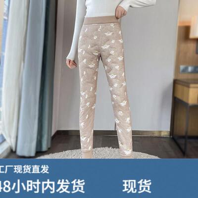 打底内穿羽绒裤女冬季2026年新款高腰加绒加厚白鸭绒轻薄保暖棉裤