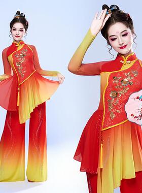 送扇子舞东北服中国风喜庆打鼓服舞蹈服装广场秧歌套装演出服女20