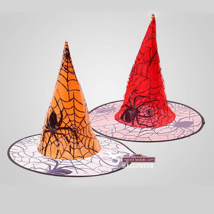 halloween spider witch hat performance tire masquerade party